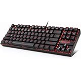 REDRAGON K552 Mechanical Gaming Keyboard Blue Axis Waterproof Single Color LED Backlight Mode USB Connection Wired 87 Keys En