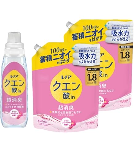 Amazon | レノア クエン酸 in 超消臭 クリアフローラルの香り 詰替