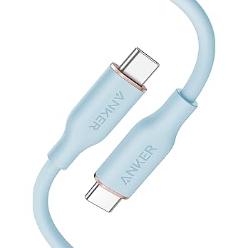【1,521円ｰ609pt】Anker PowerLine III Flow 240W USB-Cケーブル 0.9m ブルー