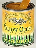 一般的な仕上げ水based Glaze効果Yellow Ochre Quart
