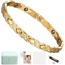 Amazon | QIAOZILI 磁気ブレスレット レディース 静電気除去