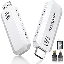 Amazon.co.jp: FIGEBNY hdmi 無線 0.1秒超低遅延 ワイヤレス