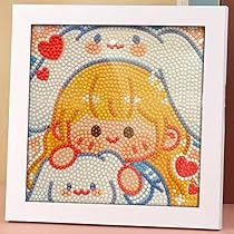 額付き　ハンドメイドアート Amazon | LAOFENDS ダイヤモンドアート セット ビーズキット