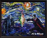 ハリーポッターuhomate常にポスターVincent van Gogh starry nightポスターホームキャンバス壁アート記念ギフトベビーギフト子供部屋装飾用リビングルーム壁装飾a031 13