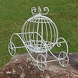 LRW ヨーロッパの庭の鉄の小さなカボチャのカートの花のウェディング小道具の装飾品