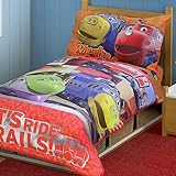 Chuggington幼児用寝具セット – 4pc走行レール掛け布団ベッドセット
