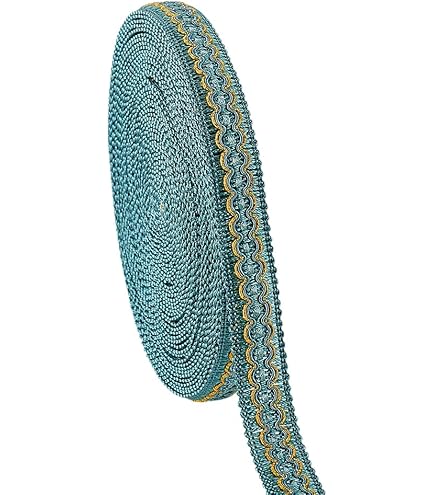 Sourcing Map 13 Yard Gimp Braid Trim 3/8 Inch Polyester Woven Braid