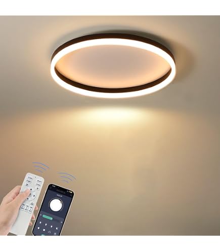 シーリングライト・天井照明 Reo0808 Amazon.co.jp : NJTOZXZC シーリングライト 北欧 LED 8畳 円盤 丸形