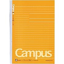 Amazon | ツバメノート ノート A5 横罫 40枚 H2002 H40S | ノート