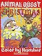 Christmas Animal Quest Color by Number: Activity Puzzle Coloring Book for Adults Relaxation & Stress Relief
