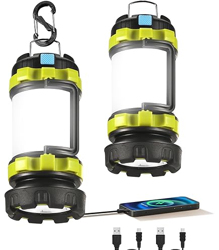 Blukar Lanterne Camping Rechargeable LED Pliable 7 Modes - Lampe Tente 60 LED Super Brillante 10H Autonomie