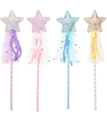 Amazon.co.jp: 魔女 スティック 五芒星 魔法のステッキ おもちゃ