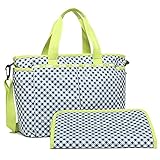 レスポートサック バッグ レディース LESPORTSAC 7532 D374 RYAN BABY BAG マザーズバッグ LIME GINGHAM 斜め掛け可 [並行輸入品]
