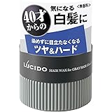 LUCIDO(ルシード) ヘアワックス 白髪用ワックス グロス&ハード 80g