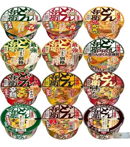 Amazon.co.jp: 日清どん兵衛 特盛シリーズ(東) 3種類×4(12食)セット
