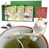 三毛猫のお茶 Amazon | ねこ茶 ティーバッグ（全20包）猫グッズ プチギフト