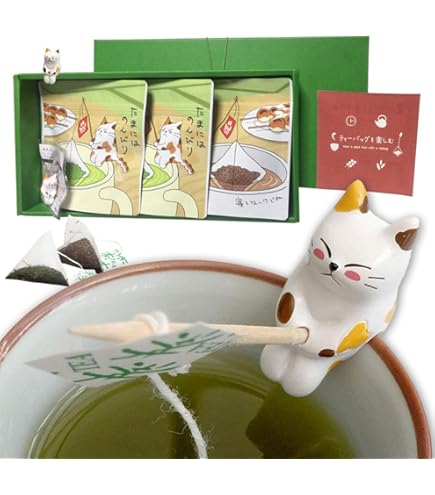 Amazon.co.jp: みたらしちゃん 煎茶ティーバッグ フィギュア セット