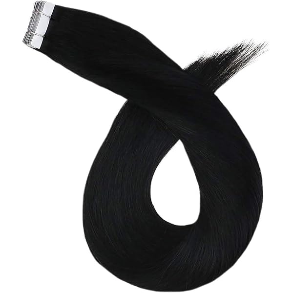 Amazon.co.jp: Neitsi(ネイティス) シールエクステ 50cm 黒髪 エクステ