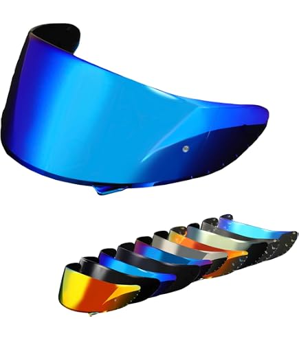 Amazon | バイク ヘルメット シールド ミラーシールド X14、Z7、Z-7