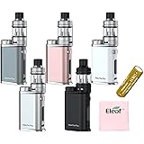Eleaf iStick Pico Plus Melo 4S Kit バッテリー セット イーリーフ アイスティック ピコ プラス電子タバコ 本体 + 4ml アトマイザー 510規格 爆煙 Vape スターターキット (シルバー（バッテリーは付属）