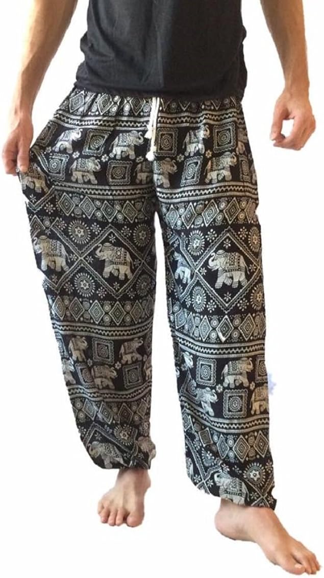 Baggy Printed Harem Pants 