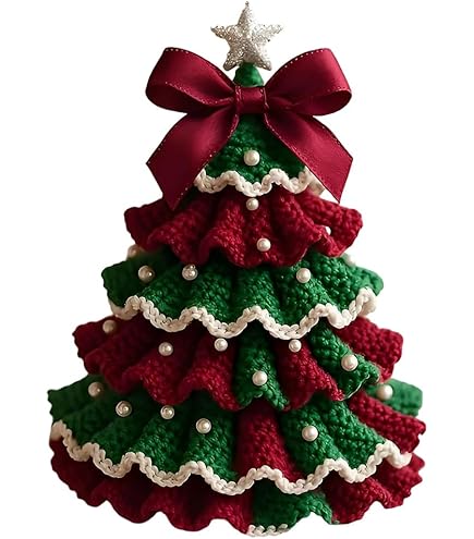 Amazon.co.jp: クリスマスツリー 卓上 かぎ針編みキット かぎ針編みの