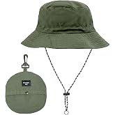 [FREESE] 帽子 バケットハット パッカブル 【超軽量・折りたたみ】 バケハ アウトドア 釣り 登山 UVカット 日よけ 防水 収納一体型 コンパクト オールシーズン メンズ