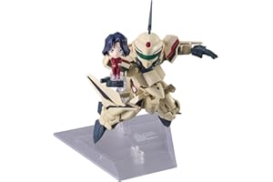 TINY SESSION マクロスプラス YF-19(イサム・ダイソン機) with ミュン・ファン・ローン 約110mm PVC&ABS製 塗装済み可動フィギュア