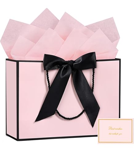 Aazon.co: 18th Birthday Gift Bag With Card Envelope Sticker Bow Ribbon And Tissue Papers For - View #2