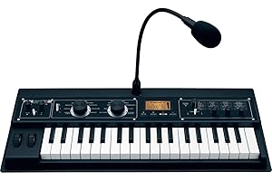 KORG(コルグ) アナログ モデリング シンセサイザー ボコーダー キーボード microKORG XL+ コンパクト 電池駆動可 37鍵 アダプター マイク付属