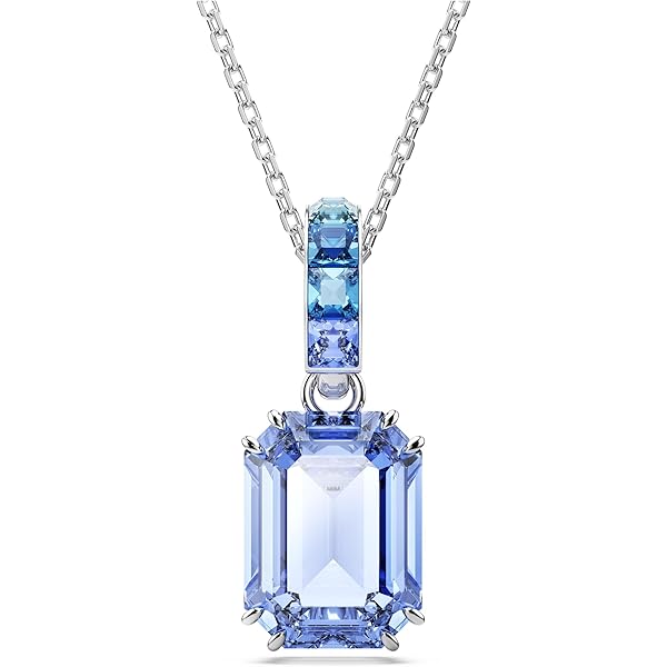 ミンミン　SWAROVSKI スワロフスキー ブルー ネックレス Amazon | スワロフスキー ミレニア テニス ネックレス オクタゴン