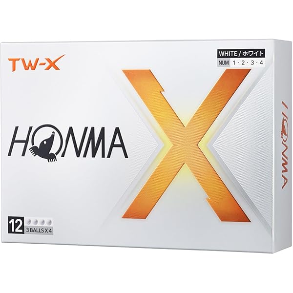 Amazon.co.jp: 本間ゴルフ HONMA ボール TW-X ボール 3ダースセット 3