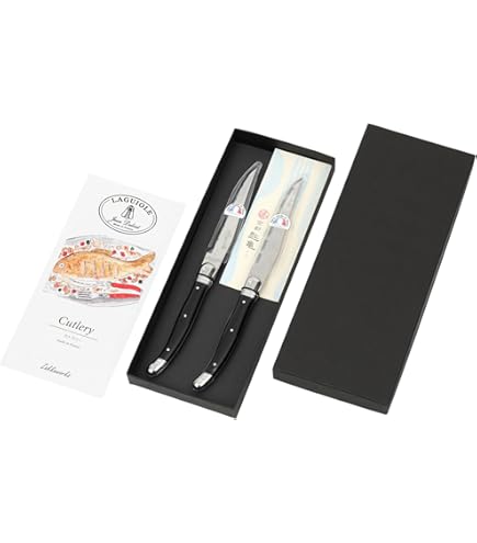 【美品】LAGUIOLE　ラギオール／ライヨール　ステーキナイフ　６本セット 楽天市場】ル ライヨール ステーキナイフ 6本セット 木製収納