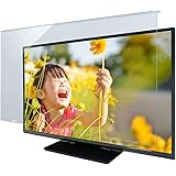 MMK 液晶テレビ保護パネル クリア 固定ベルト付 50インチ 対応 テレビカバー TGCL-50
