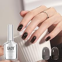 Amazon | GAOY ジェルネイル シアーカラージェル ブラックゼリー