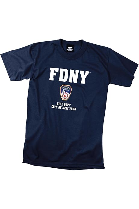 FDNY T-SHIRT Crewneck New York Fire 
