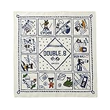 mikihouse Double_B(ミキハウスダブルB)アメリカンプリント柄 バンダナ -,白