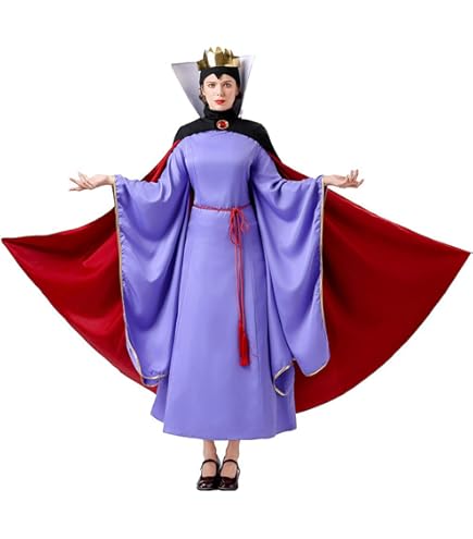 【箱付き】ディズニーヴィランズ　ウィックド・クイーン　人形 Amazon.co.jp: 白雪姫 継母 王冠付きフード コスチューム