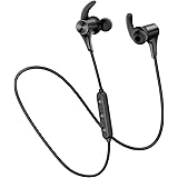 SoundPEATS(サウンドピーツ) Q12HD Bluetooth イヤホン ワイヤレス イヤホン APTX-HDコーデック対応 高音質・低遅延 Free-bit イヤーフック 超軽量 14時間連続再生 ブルートゥース イヤホン Bluetooth5.0搭載 IPX6防水 人間工学 デザイン マグネット内蔵 CVC ノイズキャンセリング搭載 ハンズフリー通話 ワイヤレス ヘッドホン iPhone Android対応 [メーカー１年保証] ブラック