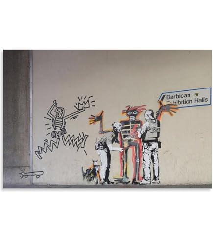 Amazon.co.jp: Banksyバンクシー 《拳銃少女》ポスター 壁アート