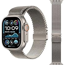 Apple Watch シリーズ3 （42ミリ (ミラネーゼループバンド) Amazon.co.jp: For Apple Watch バンド ミラネーゼループ パラシュート