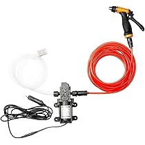 Amazon | KLKCMS 電動高圧洗浄機ポンプ ポータブル高圧