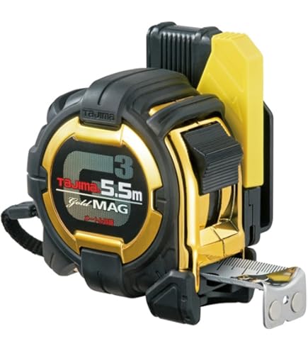 Amazon.co.jp: タジマ(Tajima) コンベックス 5.5m×25mm Gロックマグ爪