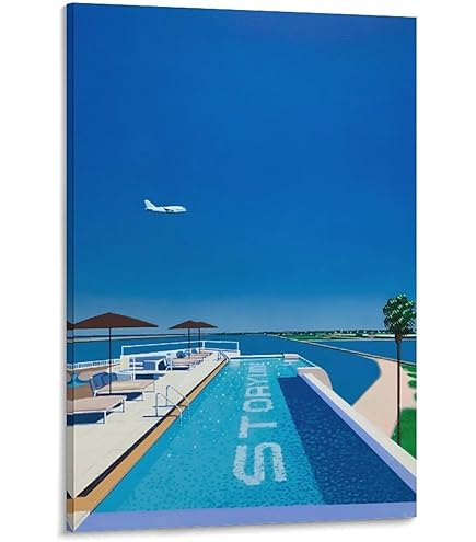 Amazon.co.jp: イラストレーター 永井博 アートポスター 80年代シティ