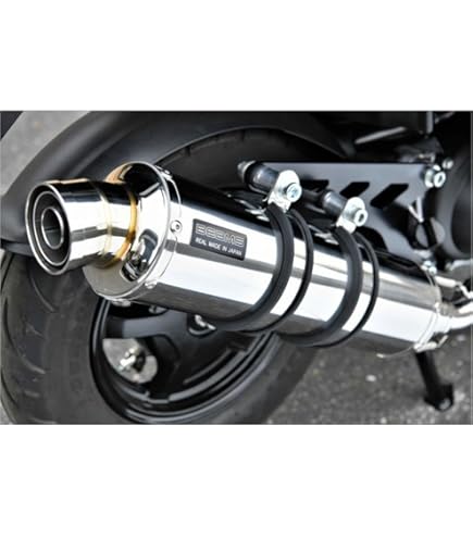 Amazon | Realize バーグマンストリート125EX バイクマフラー 8BJ