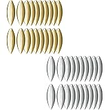 Amazon ルアー用 ブレード 50枚セット 金 銀 1 5cm 1 1cm コロラドブレード 自作 ハンドメイド Diy ジグスピナー スピンテールジグ ノーブランド品 スポーツ アウトドア