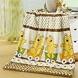 Baby Borrego Soupper Soft Warm Blanket for Children Hot Sell New Design 100% Polyester (Beige) [並行輸入