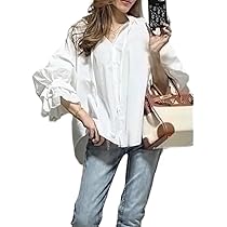 Amazon | [R6seven] レディース トップス シャツ フリル レース