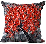 オイルペイントプリントぬいぐるみクッションカバーlivebycareリネンコットン枕カバースローシャムパターンジッパーPillowslip枕カバーホームソファソファ寝具椅子シートバック NO INSE