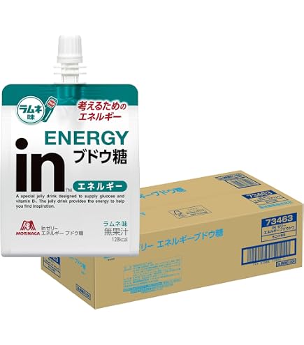 Amazon.co.jp: 森永製菓 inゼリー エネルギー 180gパウチ×36本入